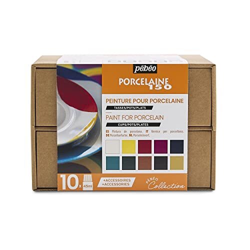 Pébéo - Cofanetto Collezione Porcelaine 150 - Kit Pittura su Porcellana (u3T)
