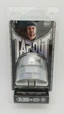 BNIP TapouT Adult Size Boil And Bite Silver Grey All Sports Mouth Guards 2 PK