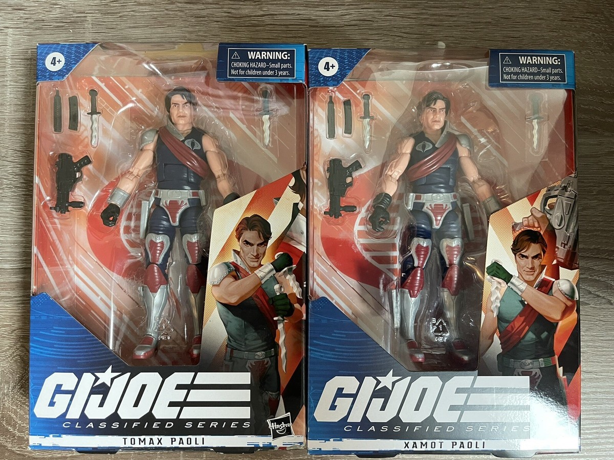 Hasbro GI Joe Classified Series #45 #44 Xamot & Tomax Paoli Action