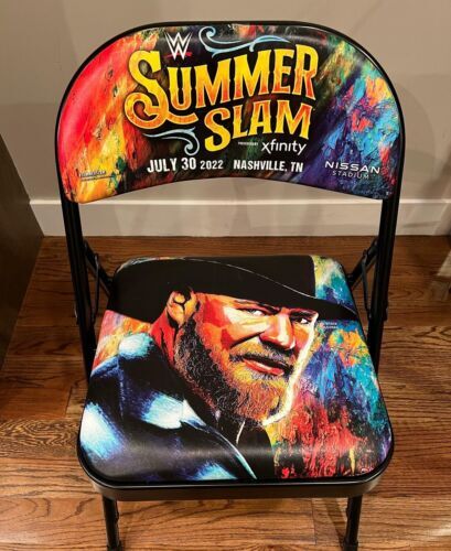 WWE Summerslam Chair 2022 Brock Lesnar Ringside Seat Front Row