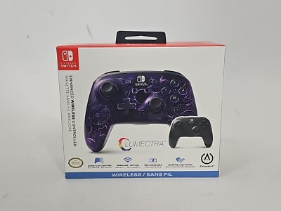 Nintendo Switch PowerA Lumectra Wireless Controller Galactic Vortex NSGPWLLG