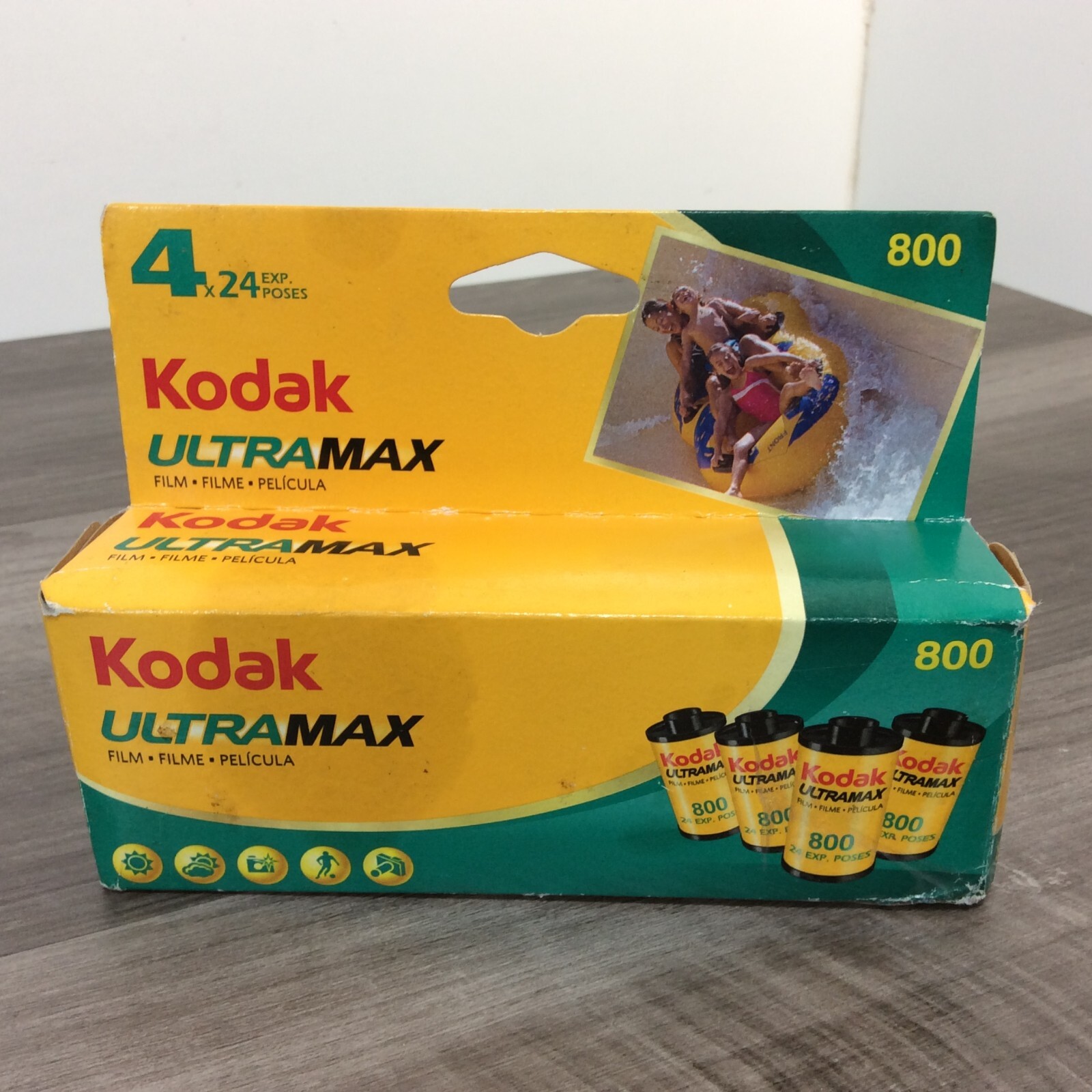 Kodak Ultramax 800 Color Film 4x24 35mm Open Box Expiration 07/