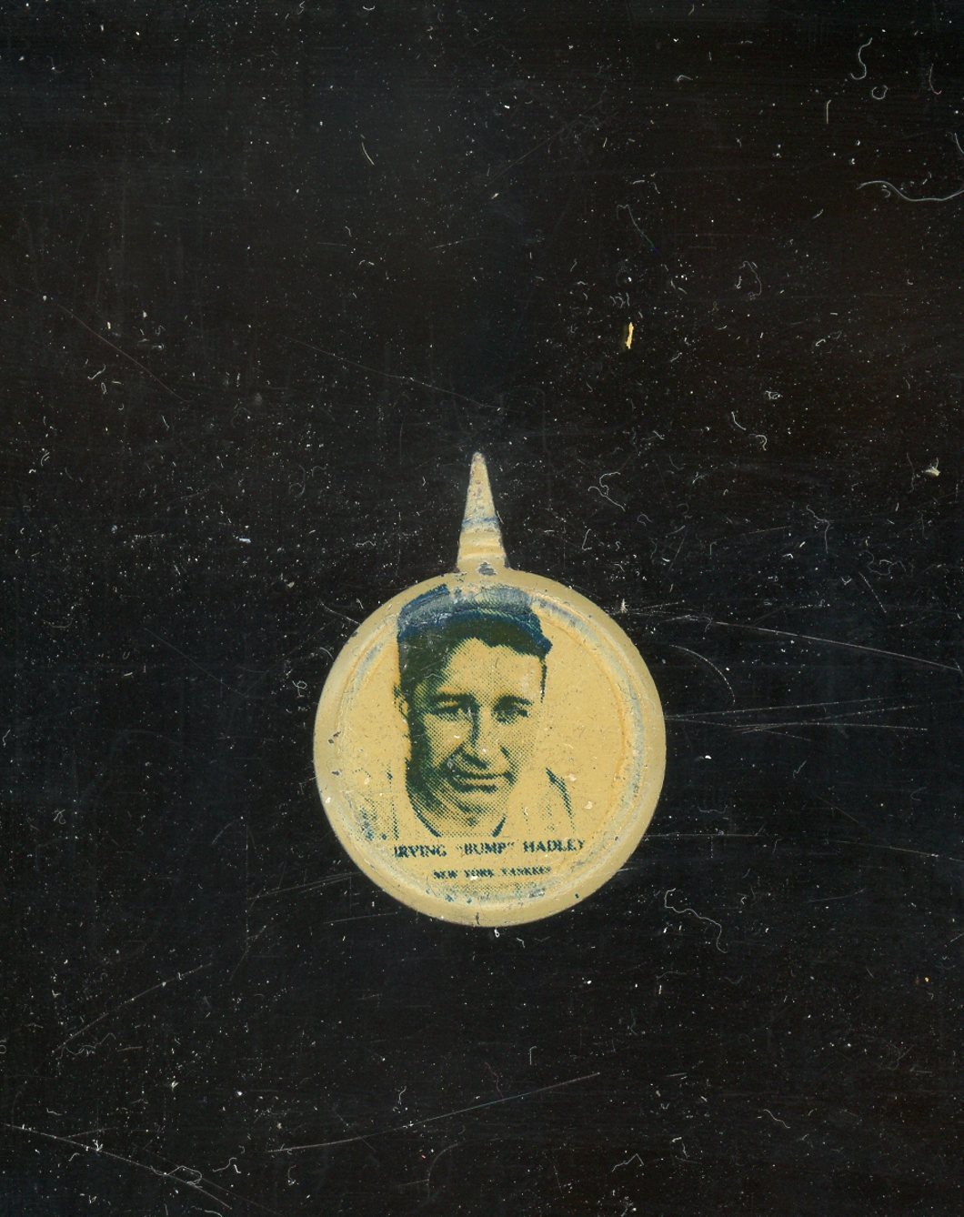 1938 Our National Game Pin Bump Hadley Yankees "good" LOOK !! eBay