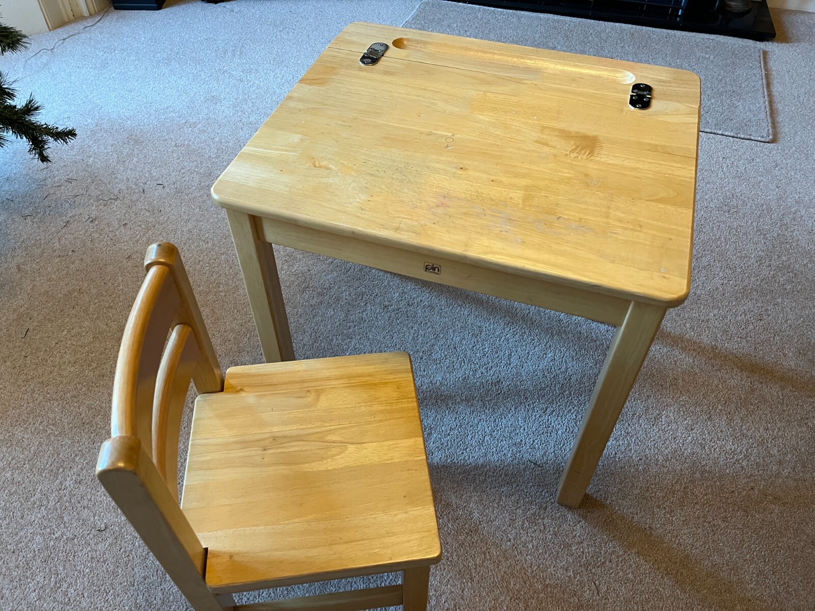 children desk and chair set wooden eBay