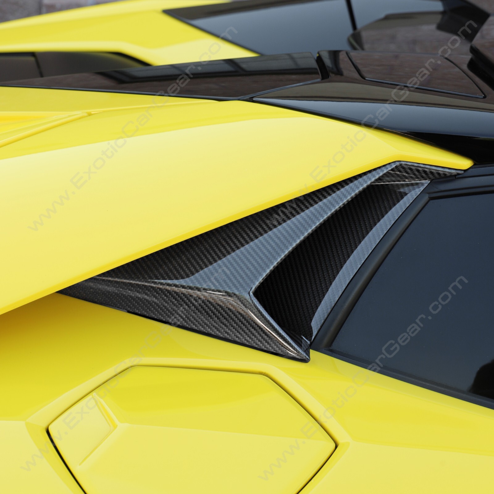 Lamborghini Aventador Carbon Fiber Side Engine Intakes