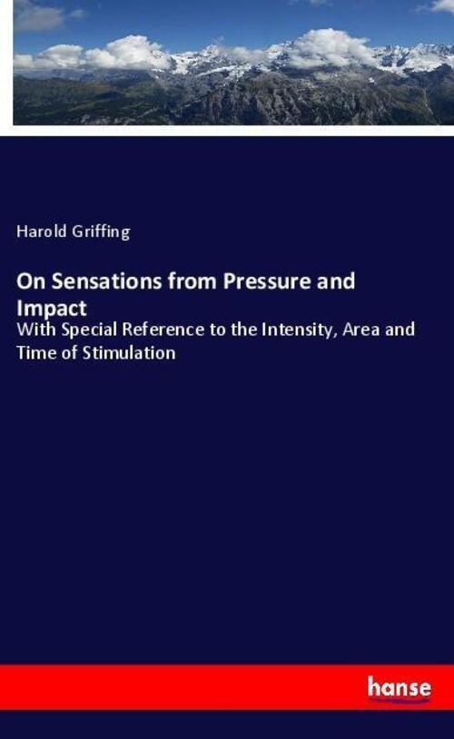 Thumbnail - On Sensations From Pressure And Impact | Harold Griffing | Englisch |