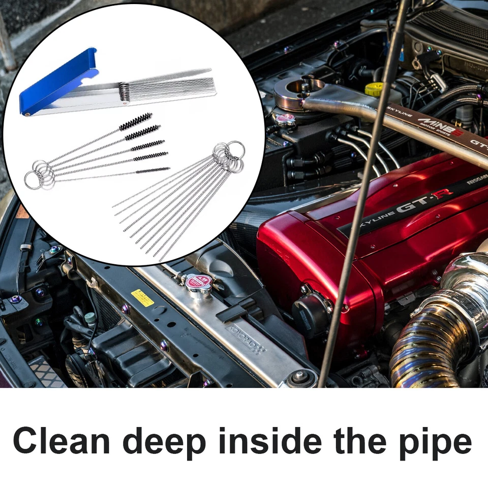 20 Needle 13 Wires Brush Carb Dirt Jet Bong Cleaner Carburetor Cleaning Kit - Image 4 of 4