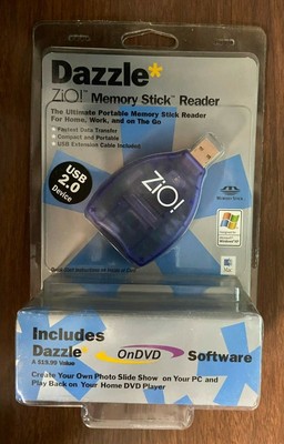 Wholly Cow Ice Cream dazzle dm-8600 zio! USB memory Stick reader (740853329803)