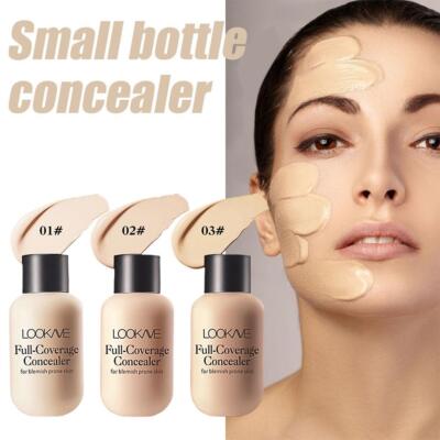 Full Cover Liquid Concealer Cream Makeup 12ML Face Foundation Waterproof A1P3 цω