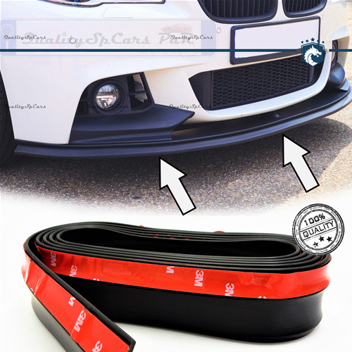 SPOILER Adesivo PER FORD FIESTA 6, Lama Sotto Paraurti O Minigonne Nero - Foto 5