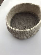 Crocheted Basket 9 Diameter