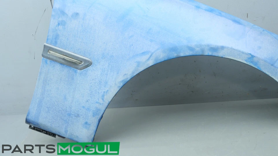 09-15 BMW F04 750i 740i 760Li переднее правое крыло со стороны пассажира обернутое синее от оригинального производителя - Изображение 3 из 4