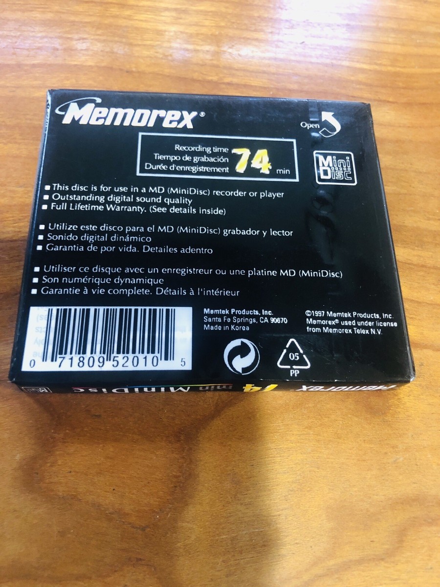 Memorex Pocket CD RW Neuf Pack De 5 210 Mb 4x Compact Disc Re Writable - Photo, audio & vidéo