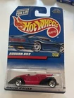 1998 Hot Wheels Vintage Auburn 852 Red w/ Chrome SP5 wheels Metal Base