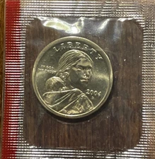 2004-D Sacagawea Native American Dollar from Mint Set in Mint Cello - Ships Free