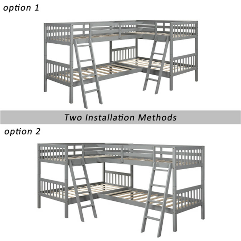 l shaped bunk beds ebay
