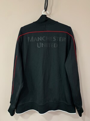Manchester United 2009 Zip Football Jacket Nike Soccer Black Size