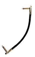 MXR Dunlop Patch Cable 6 inch  152mm 1/4" Angled Flat  pancake  ends