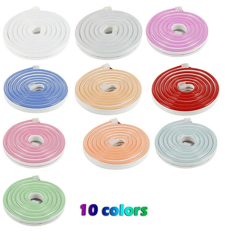 STRISCIA STRIP NEON COLORAZIONI DIVERSE  5m ip65 modellabile per BAR SLOT SALE - Immagine 2 di 4