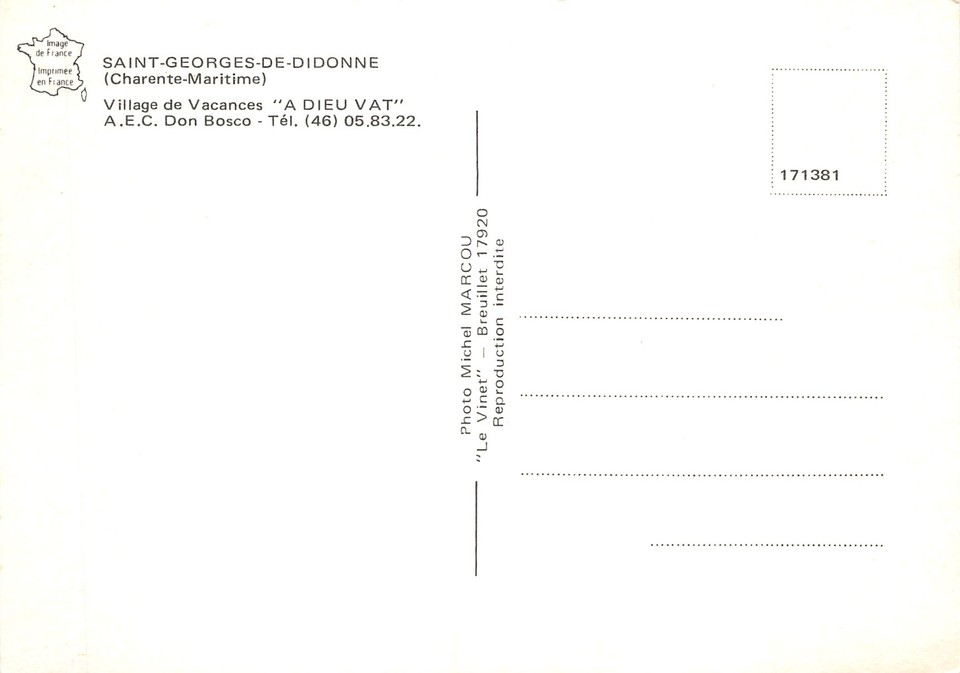17 SAINT DE DIDONNE HOLIDAY VILLAGE IN DIEU VAT eBay