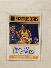 2019 Panini Donruss WNBA Autograph Press Proof Purple Chiney Ogwumike #/99