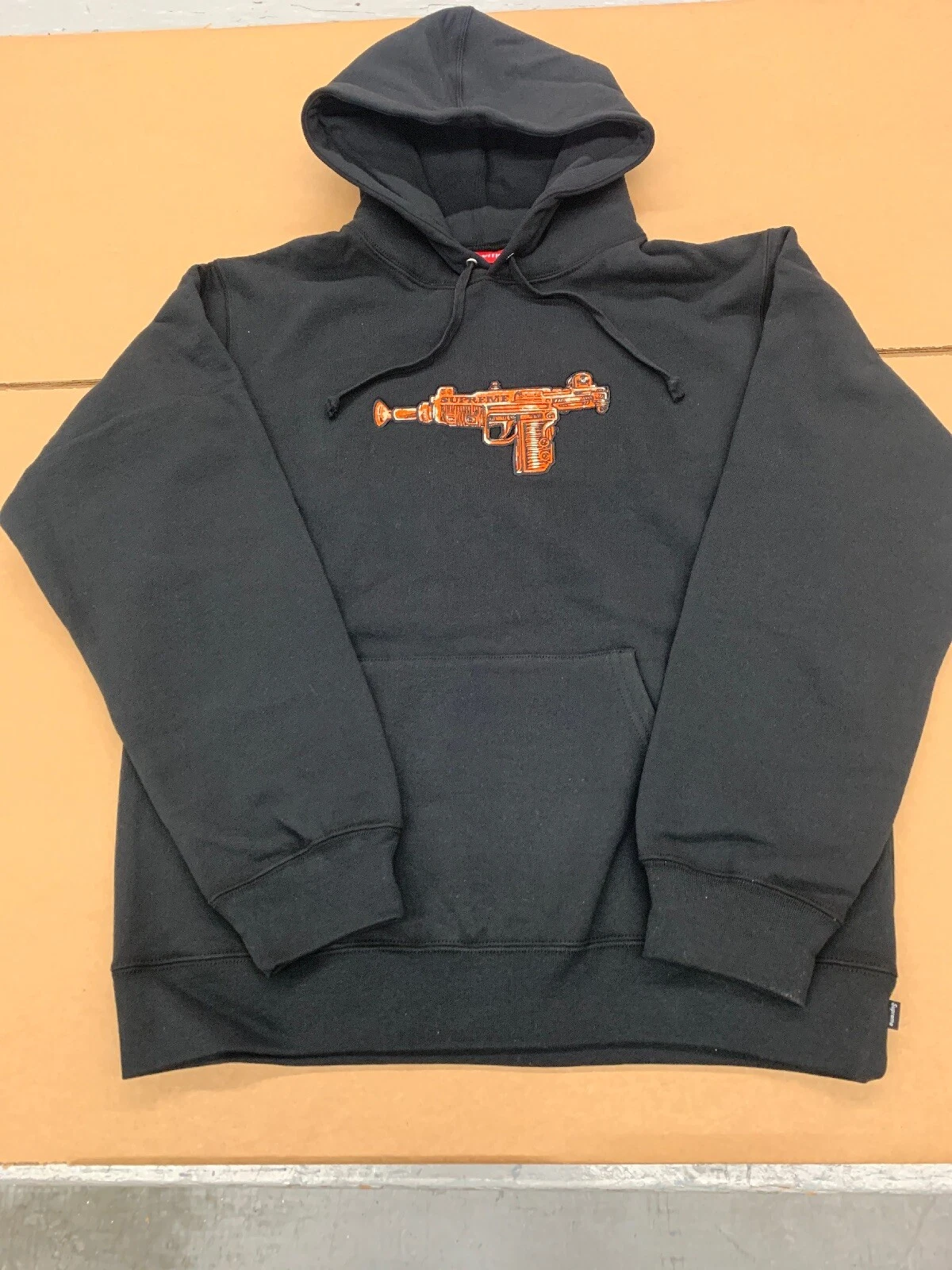 Sweat à capuche noir Supreme Toy Uzi (XL)