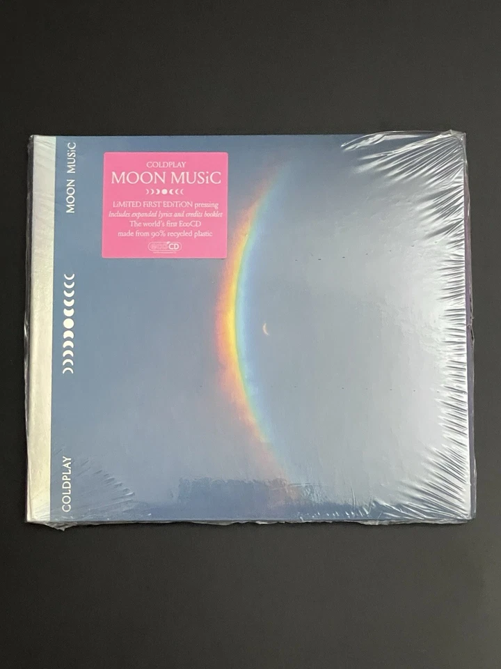 COLDPLAY Moon Music (EcoCD +Signed Art Card) CD NEW & SEALED — 第 2/3 张图片