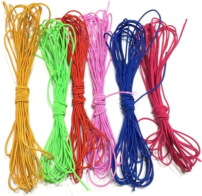 30yards Beading Mixed Colors Round Elastic Stretchy Cord-90Feets