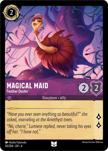 Magical Maid - Feather Duster 50/204 Ursula's Return Regular - Picture 1 of 3