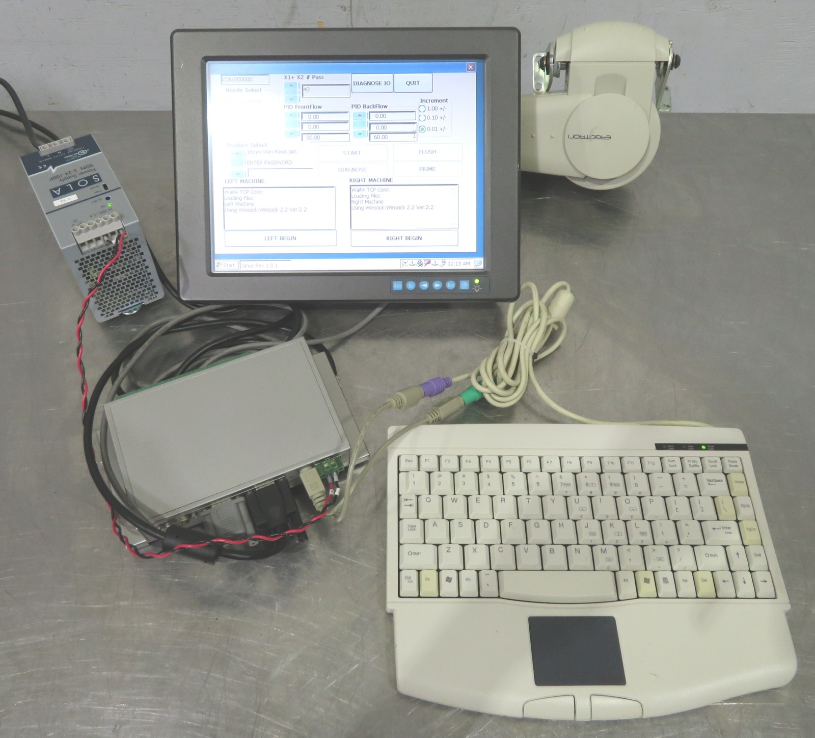 C192256 Advantech UNO-2050CE-GDA1 64MB Computer FPM-3120G-RAE TouchPanel Monitor