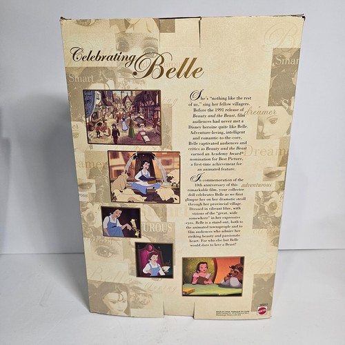 Barbie Doll Belle 10th Anniversary Beauty and the Beast Collector Disney NRFB - Picture 3 of 7