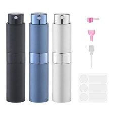 8ml Travel Perfume Bottle Refillable Atomizer Sprayer for Cologne 3PCS Set