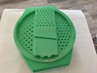 Vintage Tupperware Cheese Grater Slicer 787-3 w/ Bowl 786-3 Jadeite Green 10.5" — photo 2