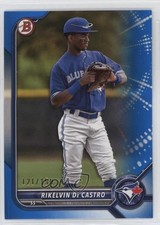 2022 Bowman Prospects Blue Border 121/150 Rikelvin De Castro #BP-25 sh7