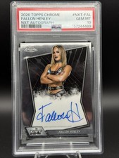 Fallon Henley 2026 Topps Chrome NXT Auto PSA 10