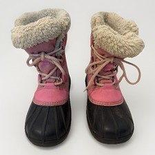 Cat Jack Girls Size 13 Pink Faux Fur Thermolite Duck Boots