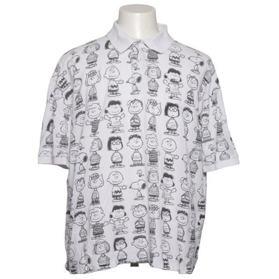 Lacoste x Peanuts, Poloshirt, Größe: XL, model: peanuts, Weiß/Schwarz #xCj
