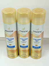 3 Pantene Hairspray Level 5 Extra Strong Hold Builds Texture 14 Oz. Each NEW