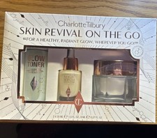 Charlotte Tilbury Skin Revival On The Go Set Glow Toner Magic Serum Cream