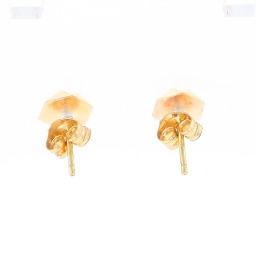 Gold Starburst Stud Earrings GV184050 - Picture 3 of 12