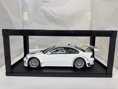 Autoart BMW M3 GTR Plain Body 1/18 White Minicar | eBay