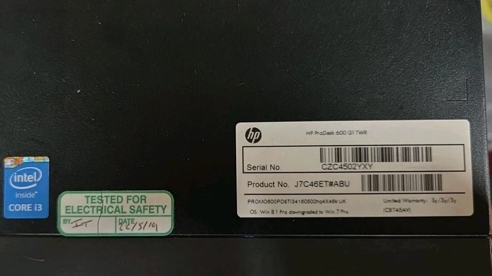 HP ProDesk Intel Core I3 - Image 3 of 4