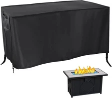 Fire Pit Cover Rectangular 44 Inch, Propane Gas Fire Pit Table Cover,Outdoor ...