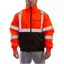 TINGLEY RUBBER CORP.JOB SIGHT BOMBER IIHI-VIZ ORANGE WATERPROOFJACKET...