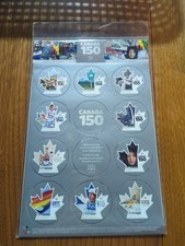 2017 CANADA 150th ANNIVERSARY MINT NH PANE OF 10 Sealed 