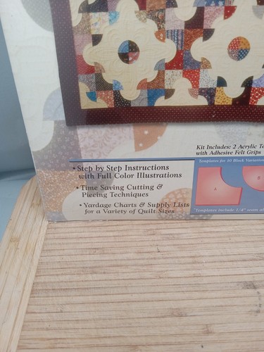 Omnigrid Drunkards Path Rotary Cutting Templates With Instructions - Picture 5 of 6