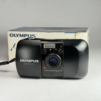 Filmkamera Olympus MJU I Stylus Epic schwarz Vintage Travel 35mm Point and Shoot