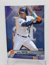 2025 Topps Bowman's Best Juan Soto #4 Purple Mojo Refractor /250 Mets