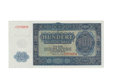 GERMANY (GDR) 1948 100 DEUTSCHE MARK BANKNOTE P15 UNCIRCULATED