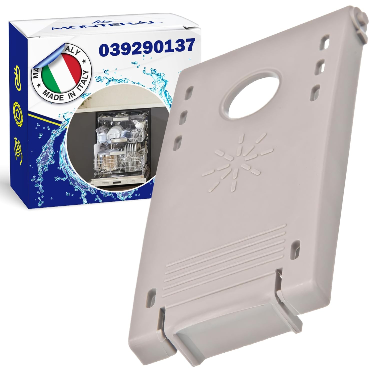Couvercle du distributeur de détergent pour lave vaisselle code original 85mm